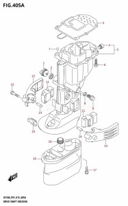 DF9.9B From 00995F-510001 (P01)  2005 drawing DRIVE SHAFT HOUSING