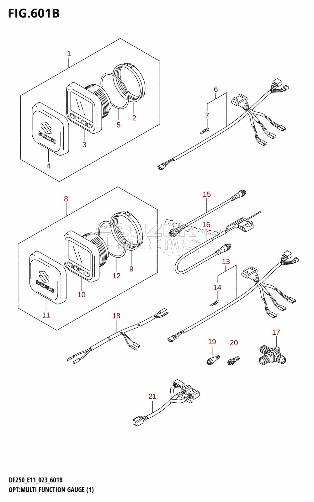 OPT:MULTI FUNCTION GAUGE (1) (022,023)