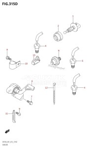 DF225T From 22503F-210001 (E01)  2012 drawing SENSOR (DF200Z:E40)