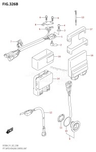 DF150AZ From 15003Z-040001 (E01 E03 E40)  2020 drawing PTT SWITCH /​ ENGINE CONTROL UNIT (DF175AT,DF175AZ)