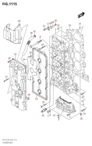 DF175TG From 17502F-610001 (E01 E40)  2016 drawing CYLINDER HEAD (DF175ZG:E40)