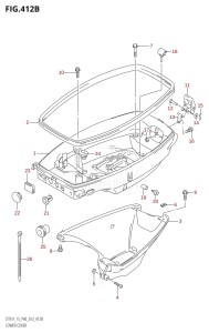 DT15 From 01504-210001 (P40)  2012 drawing LOWER COVER (DT9.9K:P40)