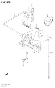 DF8A From 00801F-010001 (P01)  2010 drawing CLUTCH ROD (DF8AR,DF9.9AR)