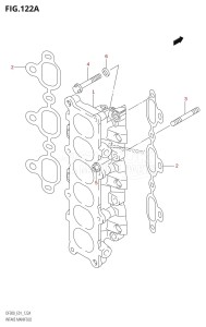 DF300Z From 30002Z-110001 (E01 E40)  2011 drawing INTAKE MANIFOLD