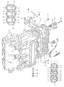 DT60 From 06002-651001 ()  1996 drawing CYLINDER