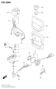 DF200Z From 20002Z-710001 (E01 E40)  2017 drawing PTT SWITCH /​ ENGINE CONTROL UNIT (DF225Z:E40)