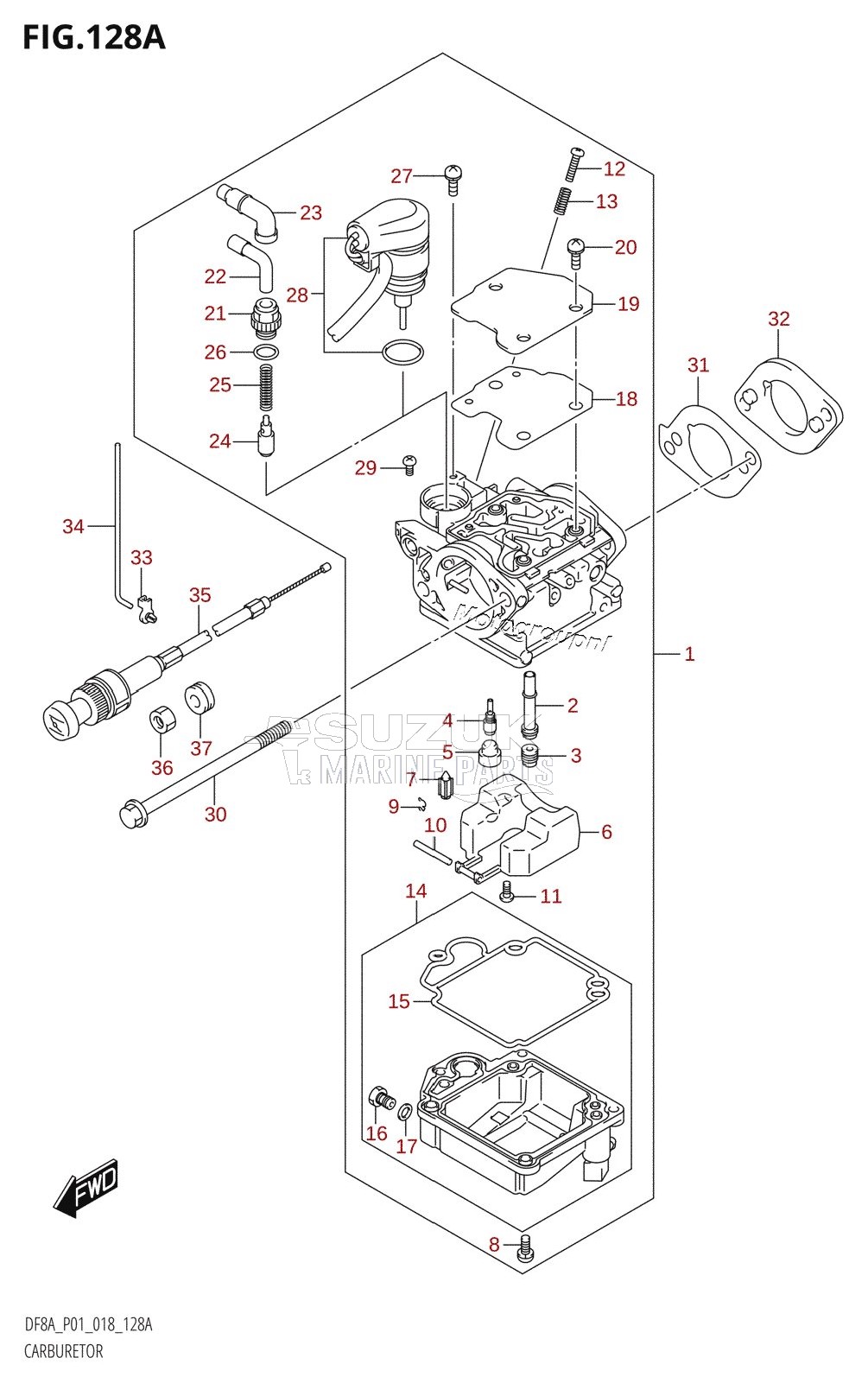 CARBURETOR (DF8A)