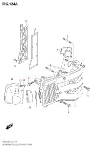 DF40A From 04004F-040001 (E34-Italy)  2020 drawing INTAKE MANIFOLD /​ SILENCER /​ EXHAUST COVER (DF40A,DF40AQH,DF40ATH)