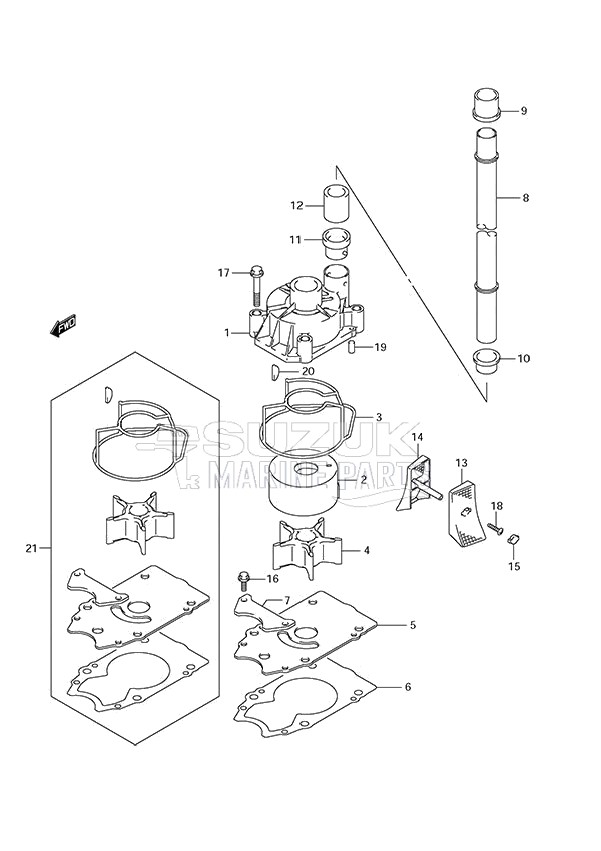 Water Pump (DF 250S)