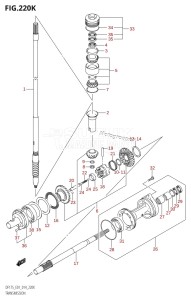 DF175T From 17502F-410001 (E01 E40)  2014 drawing TRANSMISSION (DF175T:E40)