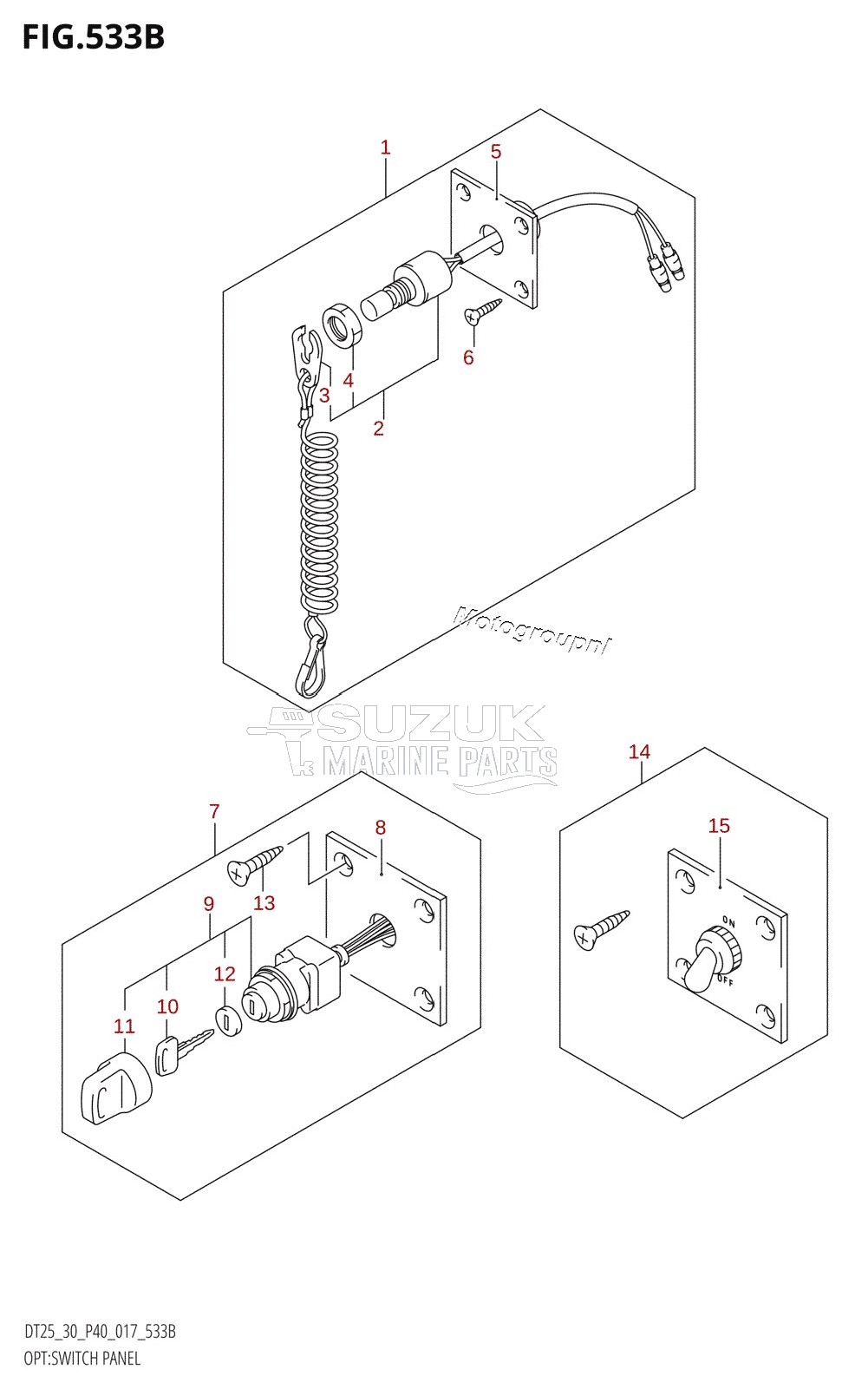 OPT:SWITCH PANEL (DT30R:P40)