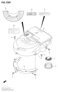 DF175TG From 17502F-410001 (E01 E40)  2014 drawing SILENCER /​ RING GEAR COVER (DF150Z:E40)