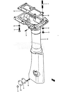 DT5W From 0501-150001 ()  1988 drawing DRIVESHAFT HOUSING