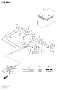 DF20A From 02002F-410001 (P03)  2014 drawing TILLER HANDLE (DF20A:P03)