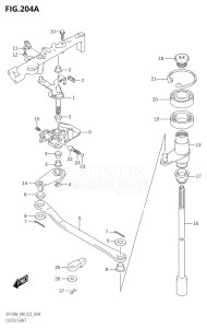 15002Z-240001 (2022) 150hp E40-Costa Rica (DF150WZ) DF150 drawing CLUTCH SHAFT