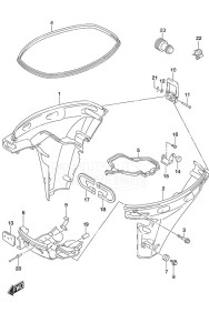 DF 20A drawing Side Cover - Remote Control