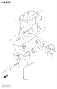 20003Z-610001 (2016) 200hp E03-USA (DF200AZ) DF200AZ drawing DRIVE SHAFT HOUSING (DF200AZ:E03)