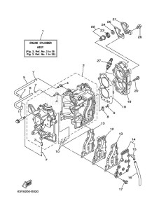 15FMHS drawing CYLINDER--CRANKCASE