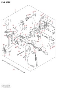 05004F-710001 (2017) 50hp E01-Gen. Export 1 (DF50AVT  DF50AVTH) DF50A drawing OPT:REMOTE CONTROL (DF60A:E40)