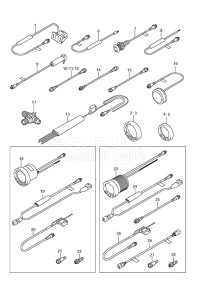 Outboard DF 175 drawing SMIS Gauges