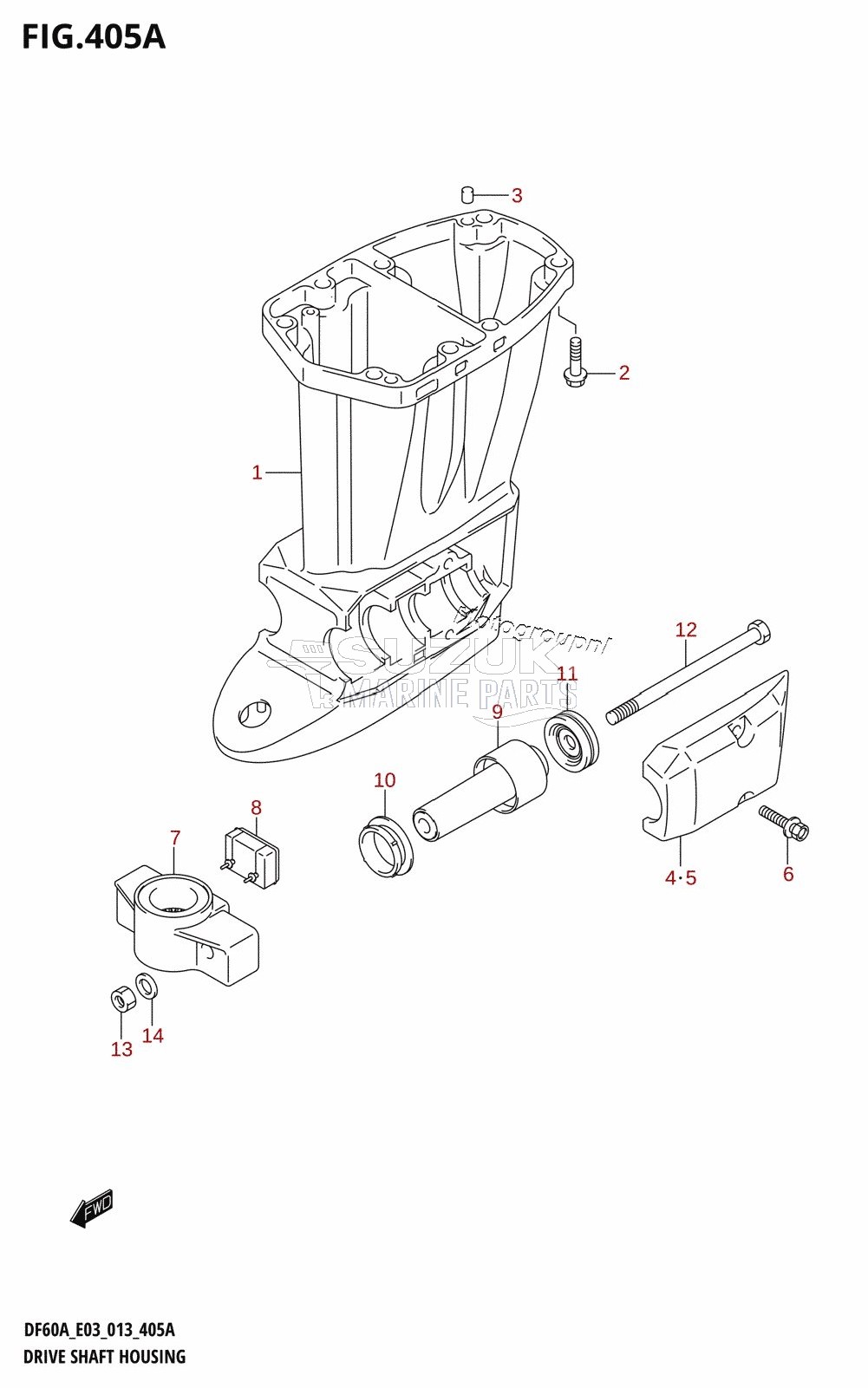 DRIVE SHAFT HOUSING