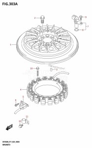 DF350A From 35001F-140001 (E11)  2021 drawing MAGNETO (DF350A,DF350AMD,DF325A)