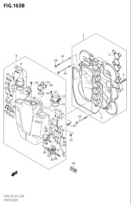 25003F-310001 (2013) 250hp E03-USA (DF250T) DF250 drawing THROTTLE BODY (DF200Z:E03)