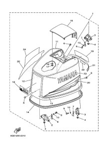 L150AETX drawing FAIRING-UPPER