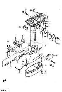 DT30 From 03001-408067 till 411086 ()  1985 drawing DRIVESHAFT HOUSING