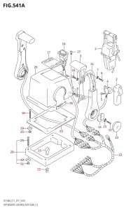 DF115AZ From 11503Z-710001 (E11 E40)  2017 drawing OPT:REMOTE CONTROL ASSY DUAL (1)