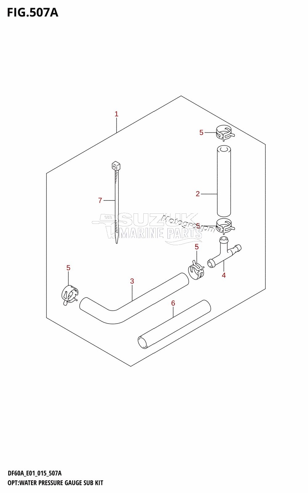 OPT:WATER PRESSURE GAUGE SUB KIT