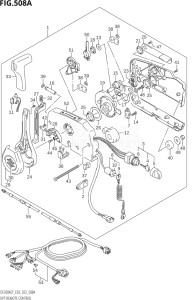 15004F-040001 (2020) 150hp E03-USA (DF150AST) DF150AST drawing OPT:REMOTE CONTROL