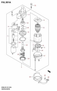 DF60A From 06002F-310001 (E01 E40)  2013 drawing STARTING MOTOR