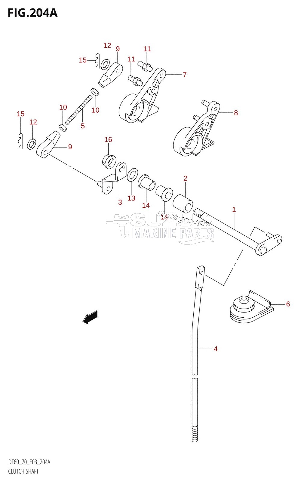 CLUTCH SHAFT