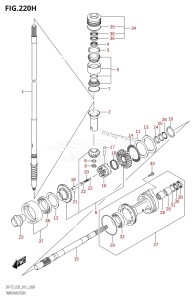 DF175T From 17502F-510001 (E03)  2015 drawing TRANSMISSION (DF175ZG:E03)