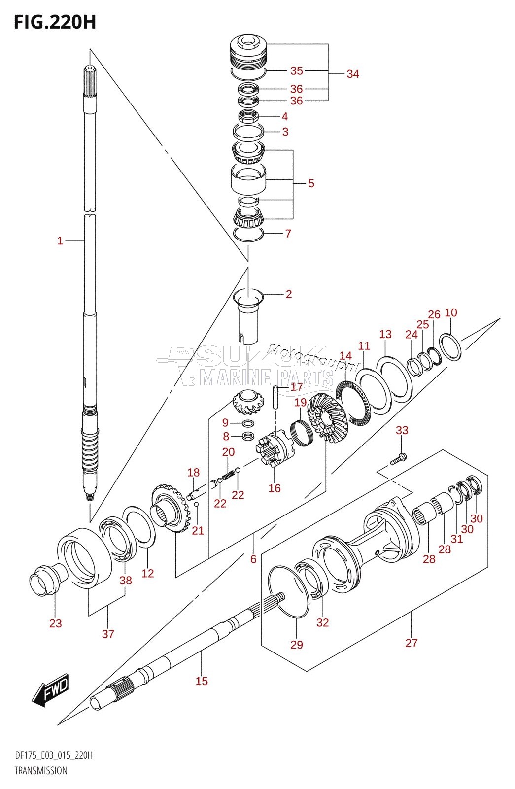 TRANSMISSION (DF175ZG:E03)