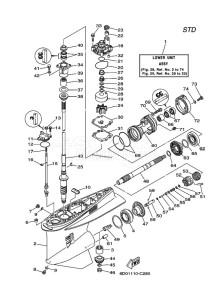 Z300TXRD drawing LOWER-CASING-x-DRIVE-1