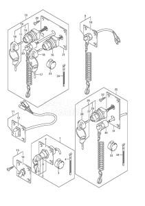 Outboard DF 150 drawing Switch