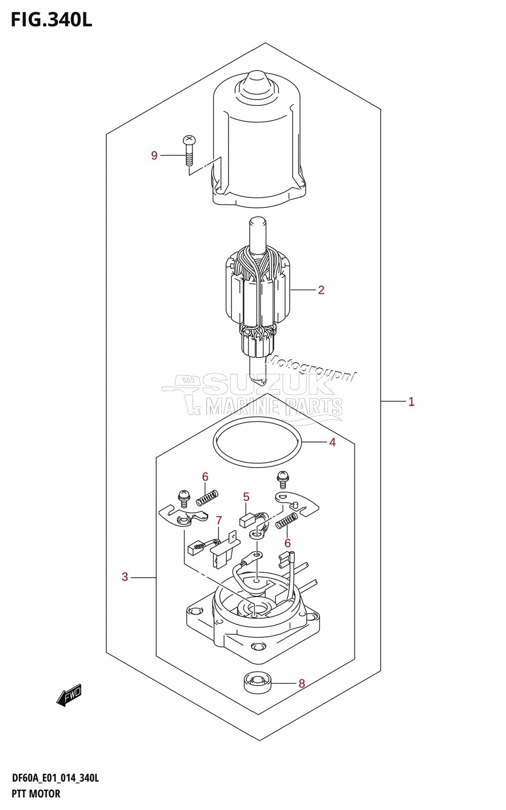 PTT MOTOR (DF50AVTH:E01)