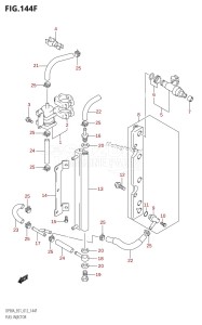 DF80A From 08002F-310001 (E40)  2013 drawing FUEL INJECTOR (DF80A:E40)