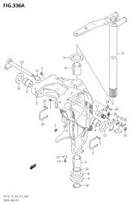 15002Z-310001 (2013) 150hp E03-USA (DF150Z) DF150Z drawing SWIVEL BRACKET (DF150T:E03)