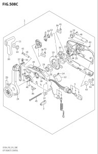 01504F-510001 (2005) 15hp P03-U.S.A (DF15A  DF15AR  DF15ATH) DF15A drawing OPT:REMOTE CONTROL (DF20A:P03)