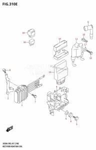 DF20A From 02002F-710001 (P03)  2017 drawing RECTIFIER /​ IGNITION COIL (DF15A:P03)