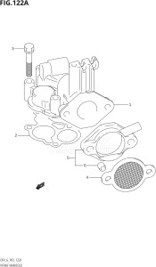 00402F-110001 (2011) 4hp P03-U.S.A (DF4) DF4 drawing INTAKE MANIFOLD