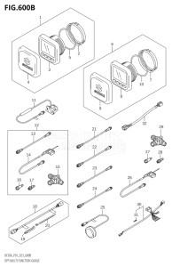 01504F-040001 (2020) 15hp E01-Gen. Export 1 (DF15AR   DF15AT_2) DF15A drawing OPT:MULTI FUNCTION GAUGE (SEE NOTE)