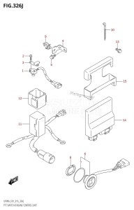 DF90A From 09003F-510001 (E01 E40)  2015 drawing PTT SWITCH /​ ENGINE CONTROL UNIT (DF90ATH:E01)