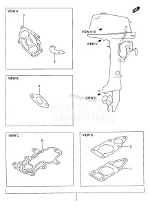 DT4 From 00402-971001 ()  1999 drawing OPTIONAL : GASKET SET (DT4)