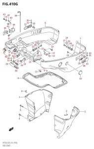 DF225Z From 22503Z-310001 (E03)  2013 drawing SIDE COVER (DF200T:E03:L-TRANSOM)