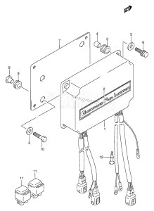 DT175 From 17501-701001 ()  1987 drawing INJECTION UNIT (DT200EPI /​ 150EPI /​ 225)(*)