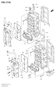 DF225Z From 22503Z-410001 (E01 E40)  2014 drawing CYLINDER HEAD (DF200T:E01)